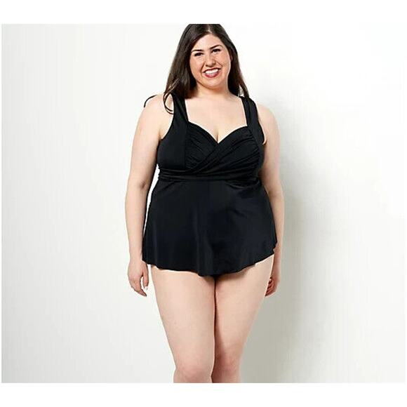 KIM GRAVEL X SWIMSUITS FOR ALL NEW $62 Wrap Sweetheart and Brief Swim Set 16 - Picture 3 of 4